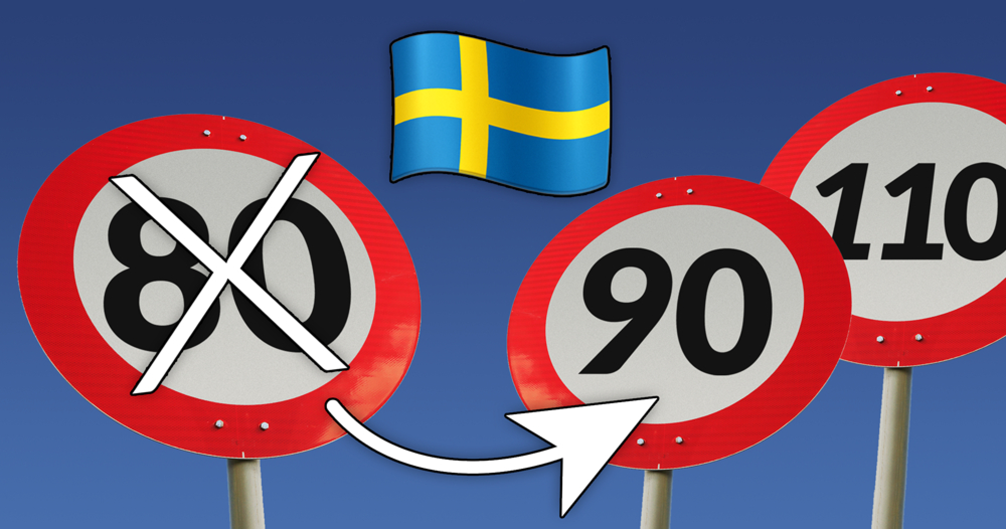 80 km/h : quand l'&eacute;tude du cas su&eacute;dois remet totalement en question la baisse de la limitation de vitesse en France