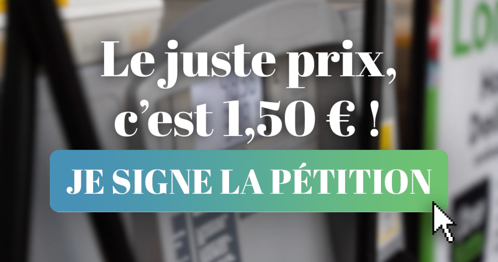 Le juste prix, c'est 1,50&euro; !