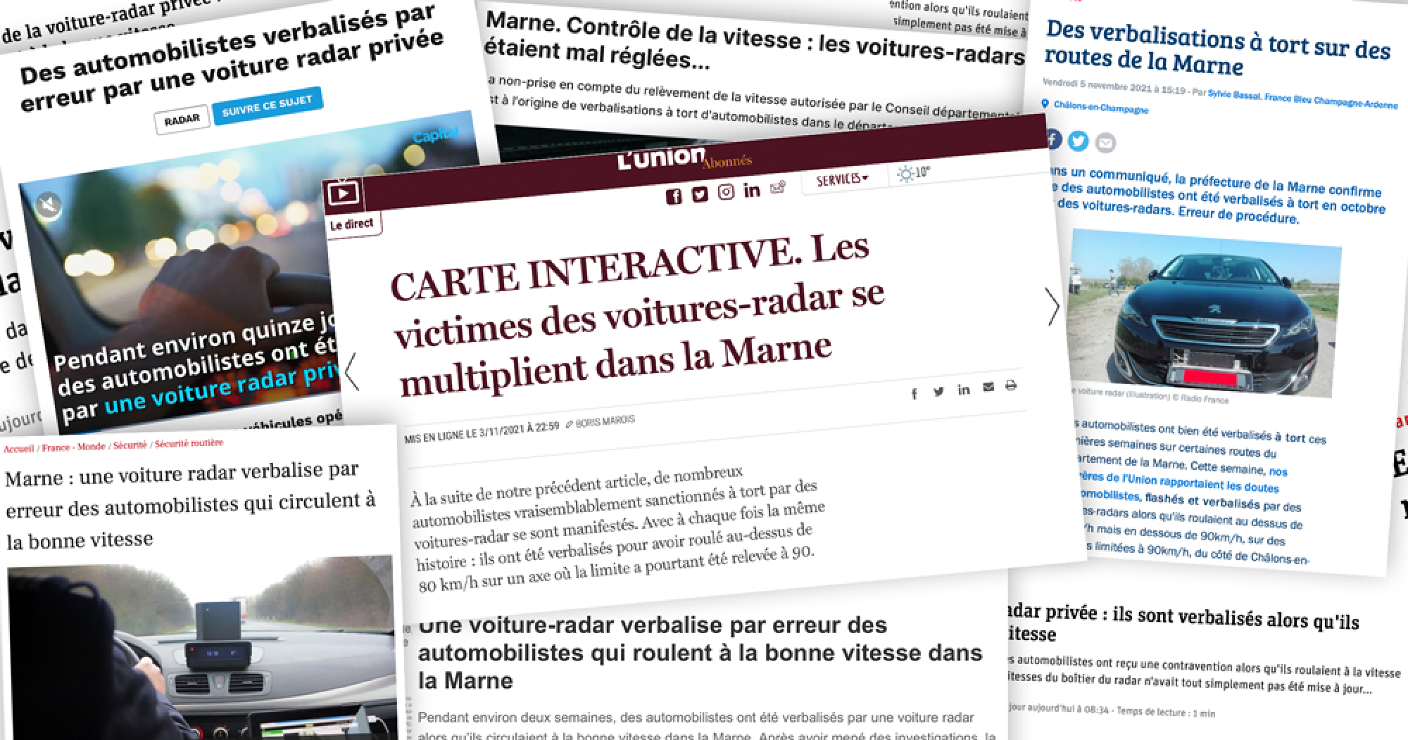 Voitures-radars priv&eacute;es : des centaines d&rsquo;automobilistes verbalis&eacute;s &agrave; tort dans la Marne