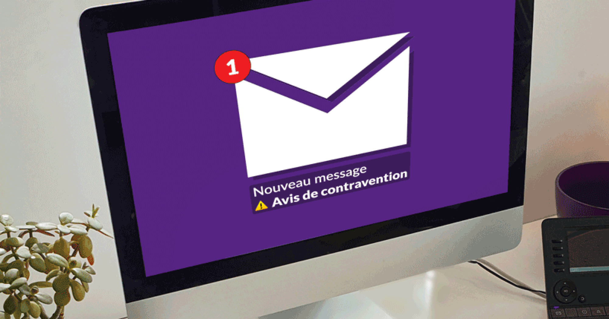 Recevoir une amende par e-mail, c'est possible !