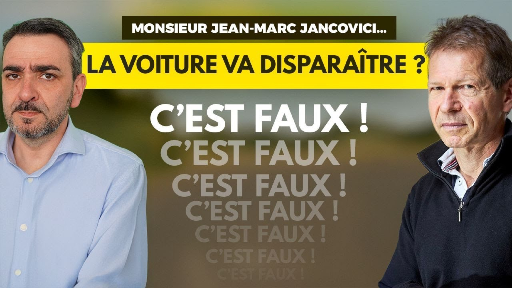 Lettre ouverte : NON, LA VOITURE N'EST PAS PR&Ecirc;TE DE DISPARA&Icirc;TRE, MONSIEUR JANCOVICI !