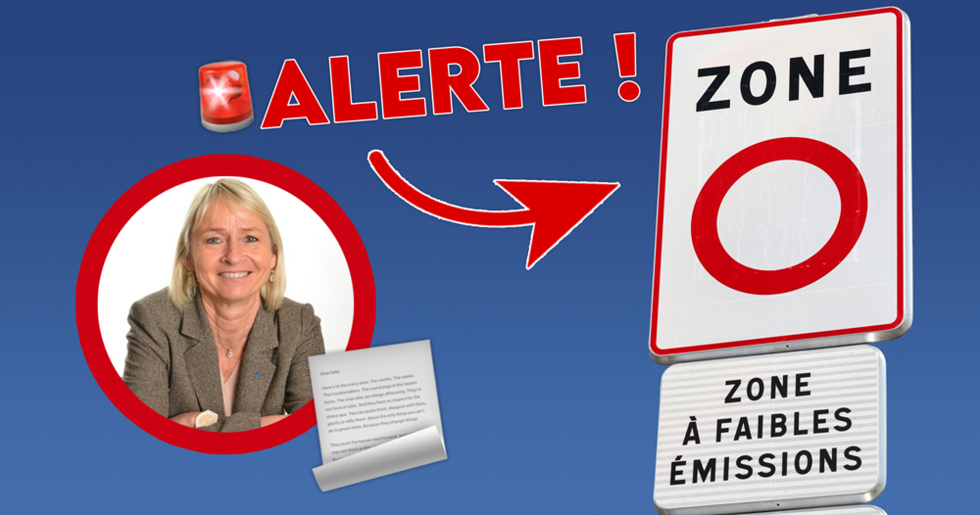 Une S&eacute;natrice alerte sur le couac annonc&eacute; autour des ZFE